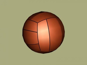volleyball ball obj sport accessories 3d print model - Mito3D