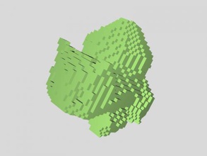 voxel bulbasaur free 3d model download stl dosyası Oyuncaklar Çizgi film 8 bit tarzı dosya 3d print model - Mito3D