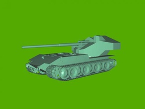 waffentrager auf e100 toys machinery 3d print model - Mito3D