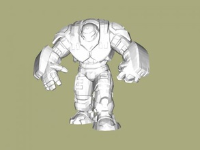 caminando hulkbuster juguetes caricaturas 3d print model - Mito3D