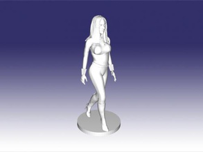 walking woman toys people 3d print model - Mito3D