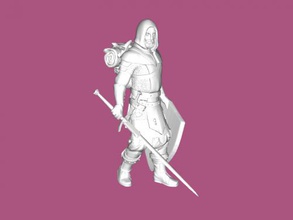 wandering knight toys people 3d print model - Mito3D