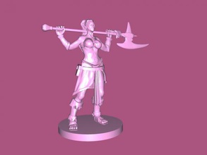 warrior ax toys people 3d print model - Mito3D