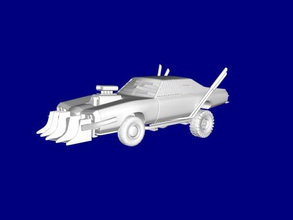 ödland Fahrzeug Kostenlose 3d-Modell - download obj-Datei Spielzeug Spiele Auto post-apokalyptischen Spiel 3d print model - Mito3D