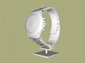 watch stand free 3d model - download obj file Toys Machinery small souvenir table figure 3d print model - Mito3D