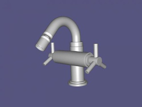 water tap free 3d model - download stl file Toys Machinery traditional plumbing 3d print model - Mito3D