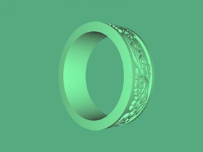 casamento anel obj moda enfeites 3d print model - Mito3D