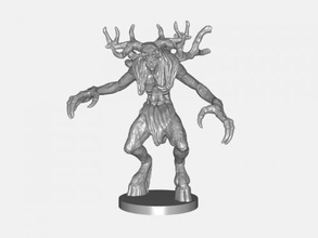 wendigo free 3d model - download stl file Toys Cartoons cannibal spirit mythology 3d print model - Mito3D