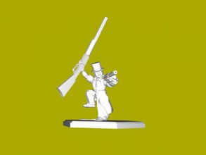 caracteres ocidentais livre modelo 3d - download de arquivo stl Brinquedos Desenhos animados homem monte armas 3d print model - Mito3D