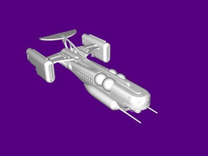 whale spaceship free 3d model - download stl file Toys Games inspired outer worlds 3d print model - Mito3D