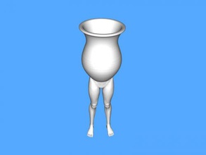 wineglass legs home kitchen 3d print model - Mito3D