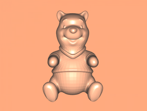 winnie pooh toys cartoons 3d print model - Mito3D
