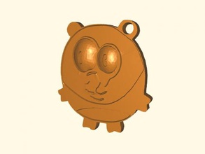 winnie pooh keychain free 3d model - download stl file Fashion Accessories probably most famous bear world 3d print model - Mito3D