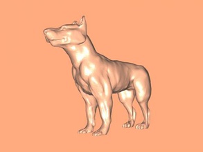 wolfhound free 3d model - download stl file Toys Animals powerful muscular dog 3d print model - Mito3D