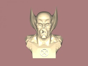 wolverine bust toys cartoons 3d print model - Mito3D