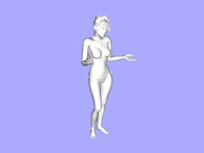 donna in bikini giocattoli 3d print model - Mito3D