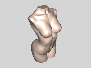 mujer cuerpo arte escultura 3d print model - Mito3D