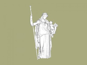 donna bambino gratis 3d modello - download file stl Art La scultura bellissima antica statua 3d print model - Mito3D