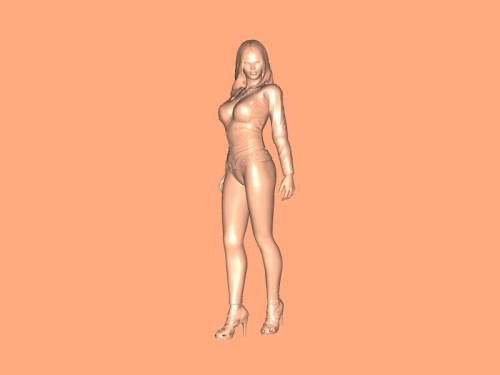 woman in leggings obj toys people 3D print model - Mito3D