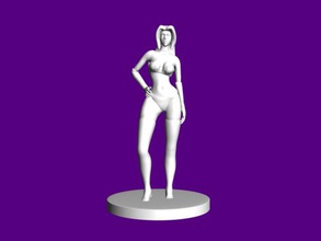 mujer in lencería juguetes personas 3d print model - Mito3D