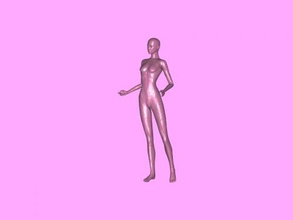 femme mannequin obj jouets 3d print model - Mito3D