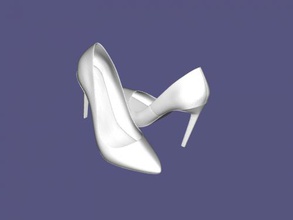 donna scarpe moda 3d print model - Mito3D