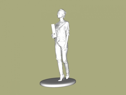 woman work free 3d model - download stl file Toys People large folder 3D print model - Mito3D