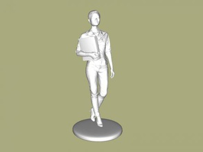 woman work free 3d model - download stl file Toys People hurrying affairs business ladie 3d print model - Mito3D