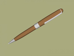 wooden pen free 3d model - download obj file Home Accessories stylish office 3d print model - Mito3D