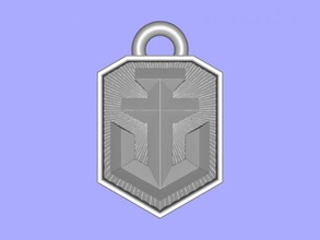 world warships keychain free 3d model - download stl file Fashion Accessories logo popular game 3d print model - Mito3D