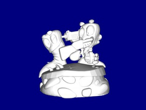 worms 3d gratis modelo - descargar archivo stl Los juguetes Juegos militante criaturas 3d print model - Mito3D