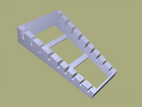 Schraubenschlüssel-Halter Kostenlose 3d-Modell - download-stl-Datei Home Zubehör Modell Metrische Größe Schlüssel-Bezeichnung stl-Datei 3d print model - Mito3D
