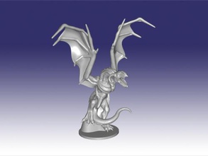wyvern's statuette art sculpture 3d print model - Mito3D
