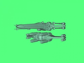 x-wing free 3d model - download stl file Toys Films name starfighter several series produced corporation incom 3d print model - Mito3D