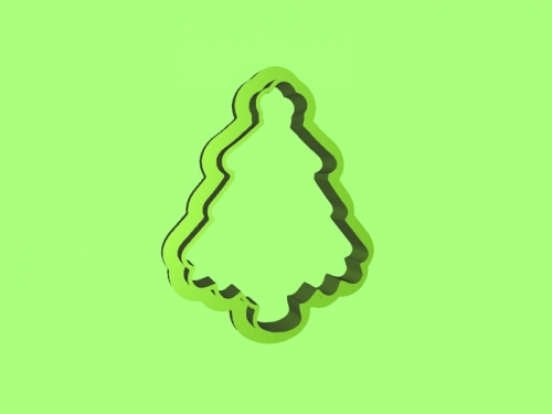 xmas cookie cutters home kitchen 3D print model - Mito3D
