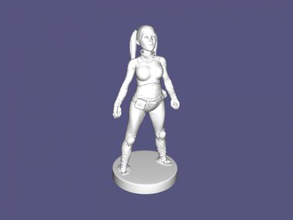 young lady obj toys people 3d print model - Mito3D