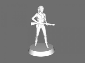 zoey a gun toys games 3d print model - Mito3D