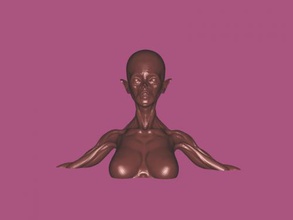 zombie queen free 3d model - download stl file Art Sculpture bust lady dead 3d print model - Mito3D