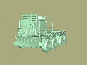 zombi vagon free 3d model download stl dosyası Oyuncaklar Makine silahlı sivri dosya 3d print model - Mito3D