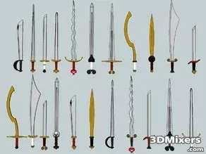 11011 miniature swords 3