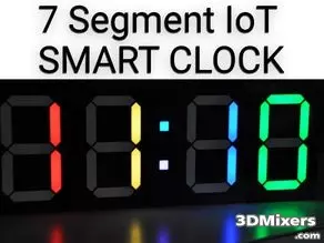  7 segment led smart cloc