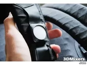  airtag molle strap attachment backpack bag design 3d print webbing strap pals molle edc case backpack attachment apple airtag