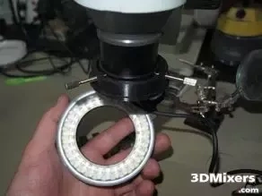 aperture ahl-c60 led ring flash adapter stereo microscope design 3d print stereo ring light ring flash microscope led adapter