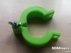  customizable pipe clamp free 3d model pipe hinge customizer customizable clamp