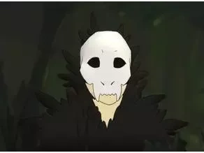  death skull mask cosplay 3d model