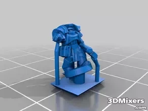  galactic crusaders - heavy siege armour command- 6-8mm design 3d print space marine spacemarines spacemarine proxy miniatures proxy epic scale epic armageddon epic 40k epic40k epic30k epic