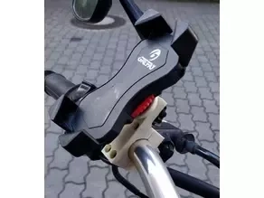  grefay adapter motorrad lenker 22mm 3d model printer motorrad motorbike lenker handyhalterung grefay fahrradhalterung fahrrad cellphone holder bikemount bikeholder 22mm