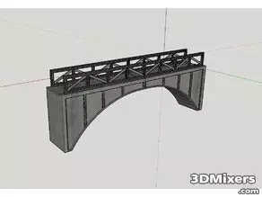  ho scale train bridge v2