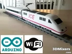  ice os-railway - fully 3d-printable railway free 3d model train os-railway openrailway model trains model train locomotive