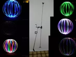  lightpainting modular orb tool 3d model printer photography orb lightpainting light ledlenser art arduino